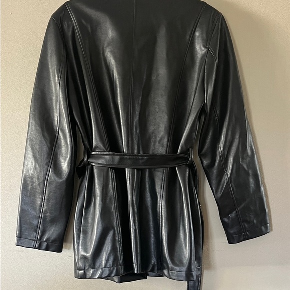 Ricki's Sleek Pleather Black Jacket - Picture 5 of 9